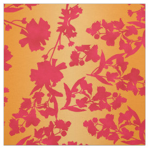 Tecido Laranja e vermelho de Andreya