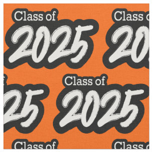 Tecido Laranja-Escova-Laranja Classe de 2025