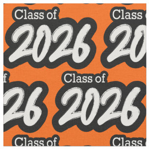 Tecido Laranja-Escova-Laranja Classe de 2026
