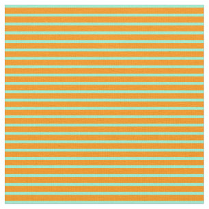 Tecido Laranja Escuro e Estirpes Coloridas do Aquamarino
