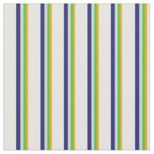 Tecido Laranja, Verde, Cinza, Azul-Meia-Noite, Creme-Mãe