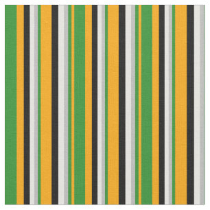 Tecido Laranja, verde florestal, Cinza, branco e preto