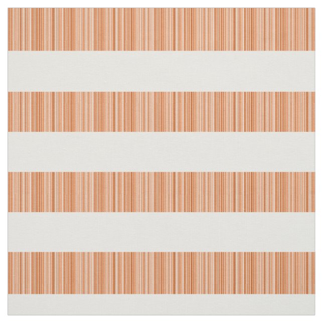 Tecido Laranja White Modern Stripe (Modelo)