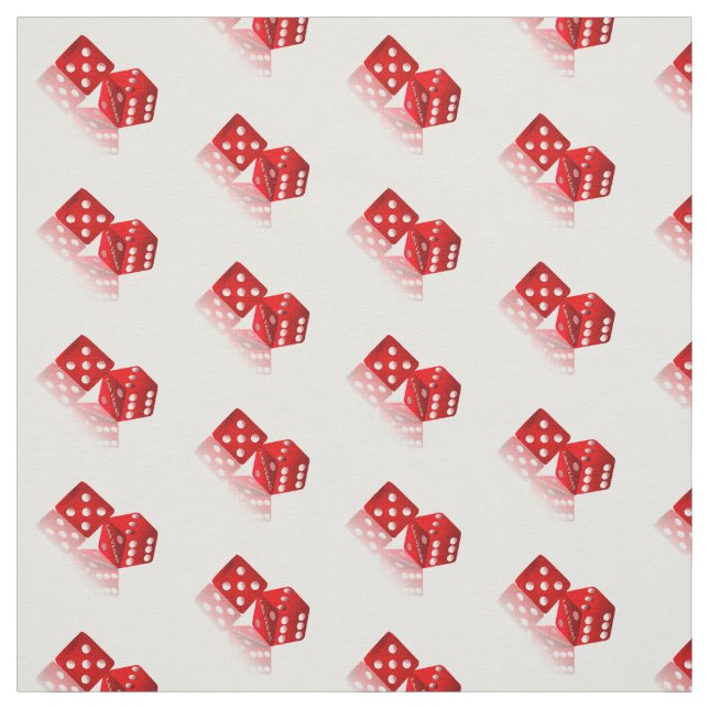 Tecido Las Vegas Red Dice (Modelo)