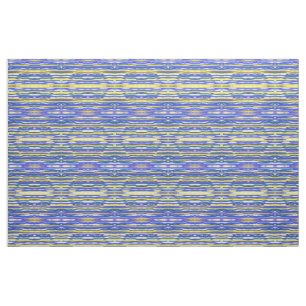 Tecido - Lavanda/Azul/Faixa Amarela
