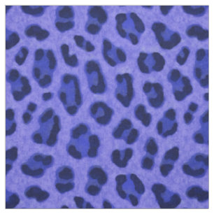 Tecido Lavanda Blue Leopard Animal Print Skin Pattert