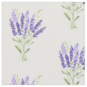 Tecido Lavanda de Aquarela