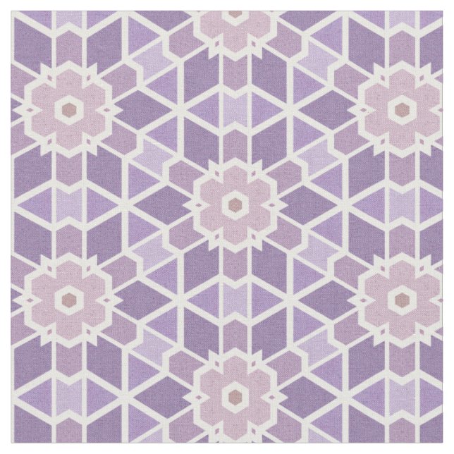 Tecido Lavanda e cor-de-rosa (Detalhe)