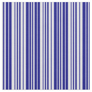 Tecido Lavanda e padrão azul listrado/alinhado