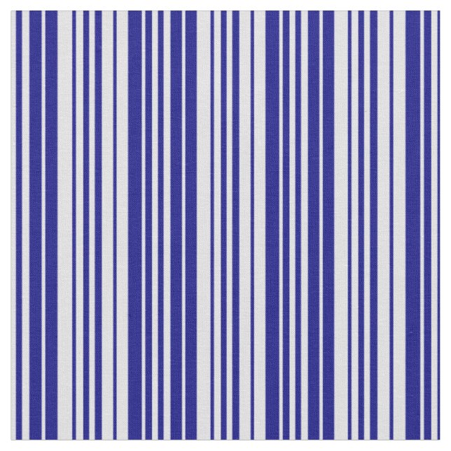 Tecido Lavanda e padrão de striping/linkagem azul (Detalhe)