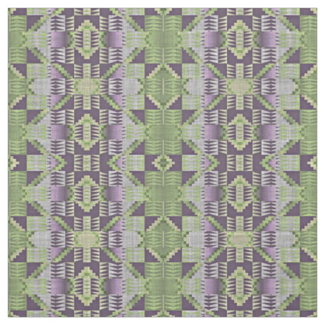 Tecido Lavanda Rosa Verde - Vista Vermelha Roxa Violeta (Modelo)