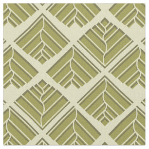 Tecido Leaf Padrão Dourado Luz do Limão Quadrado