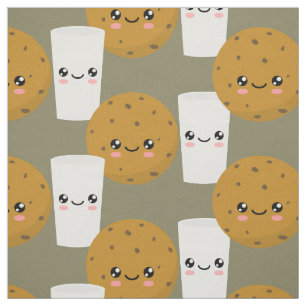 Tecido Leite e Cookie