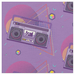 Tecido Leitor de cassetes de rádio portátil Funky dos a