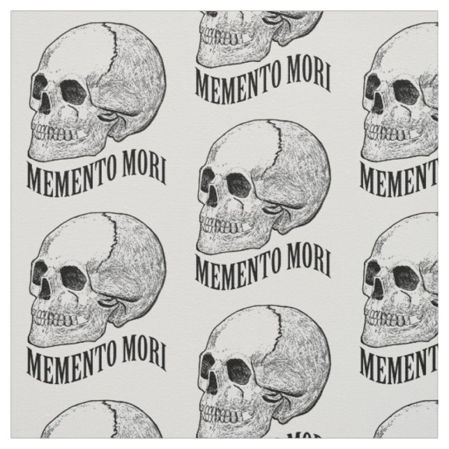 Tecido Lembre-se da morte (Modelo)