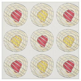 Tecido Lemon Cherry Danish Breakfast