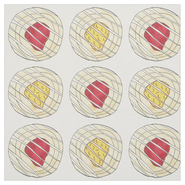 Tecido Lemon Cherry Danish Breakfast (Modelo)