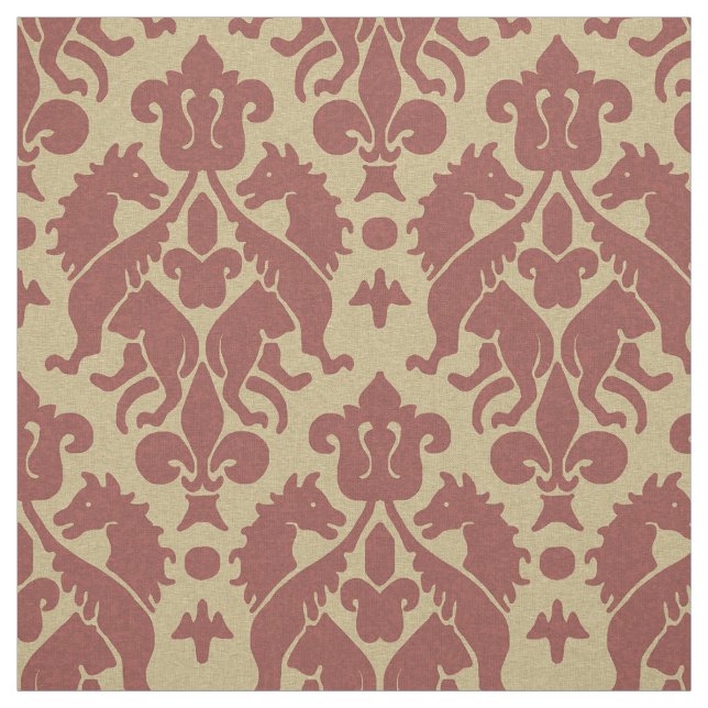 Tecido Leões Winged (Modelo)