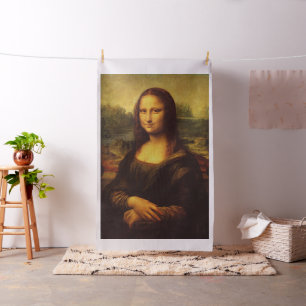 Tecido Leonardo Da Vinci Mona Lisa Pintura De Arte Bela