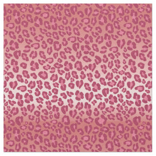 Tecido Leopardo cor-de-rosa