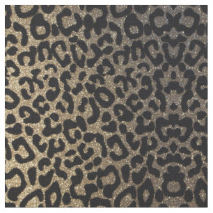 Tecido Leopardo Dourado