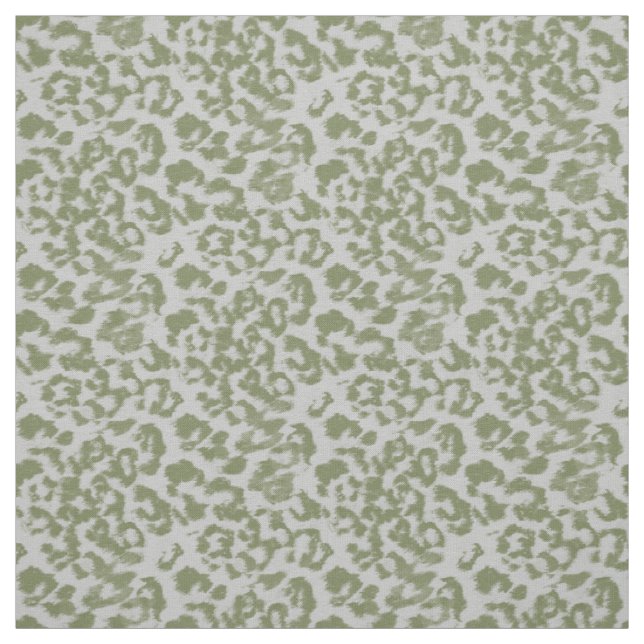 Tecido Leopardo manchado cinza oliva (Modelo)