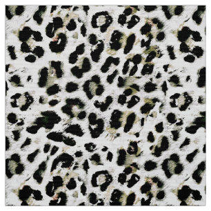 Tecido Leopardo - manchas impressão