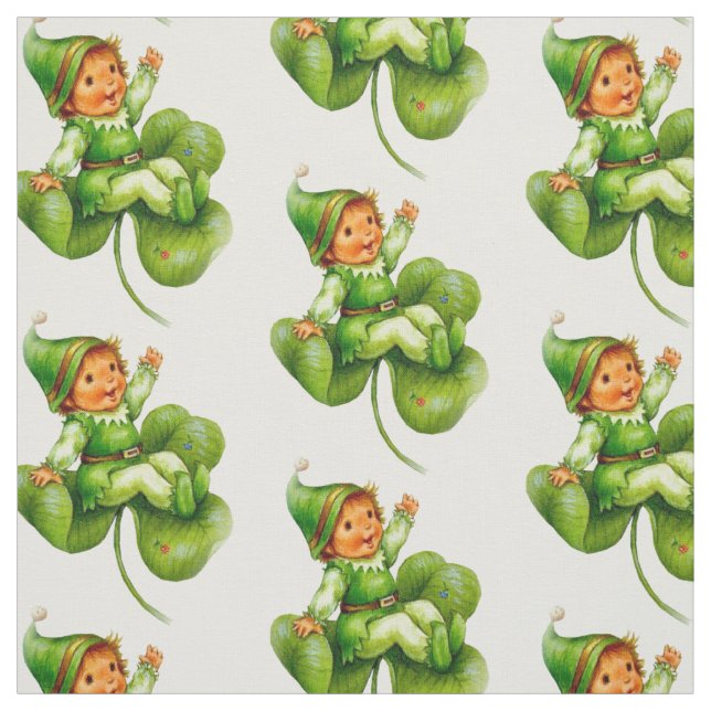 Tecido Leprechaun feliz (Modelo)