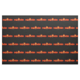 Tecido Letras ardentes maciças do SlipperyJoe's Halloween