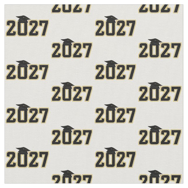 Tecido Letterman Class of 2027 Graduation (Detalhe)