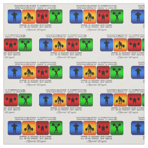 Tecido Levantamento de peso legal é um modo de vida