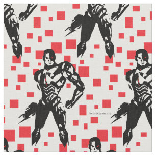 Tecido Liga da Justiça   Cyborg Digital Noir Pop Art