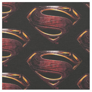 Tecido Liga da Justiça   Símbolo Superman Metálico