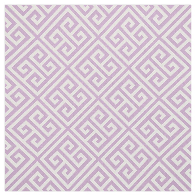 Tecido Lilac Roxo Chave Grega (Modelo)