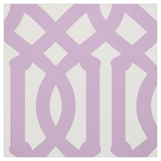 Tecido Lilac Roxo Trellis Grande Escala (Modelo)