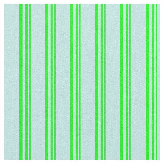 Tecido Limão e Turquesa - Padrão de Linhas/Stripes Colori (Detalhe)