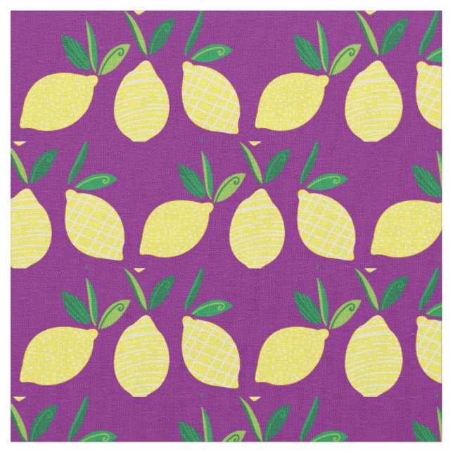 Tecido Limões Fruta Doce de Verão (Detalhe)