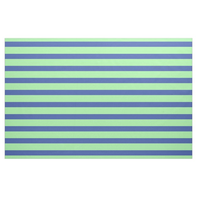Tecido Lindas e Vibrantes Listras de Azul Cobalto e Verde (Fat Quarter)
