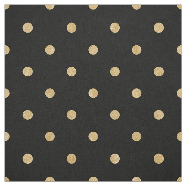 Tecido Lindo Estilo Clássico Preto Padrão de Bolinhas Dou (Modelo)