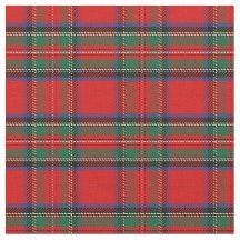 Lindos padrões escoceses de Natal verdes