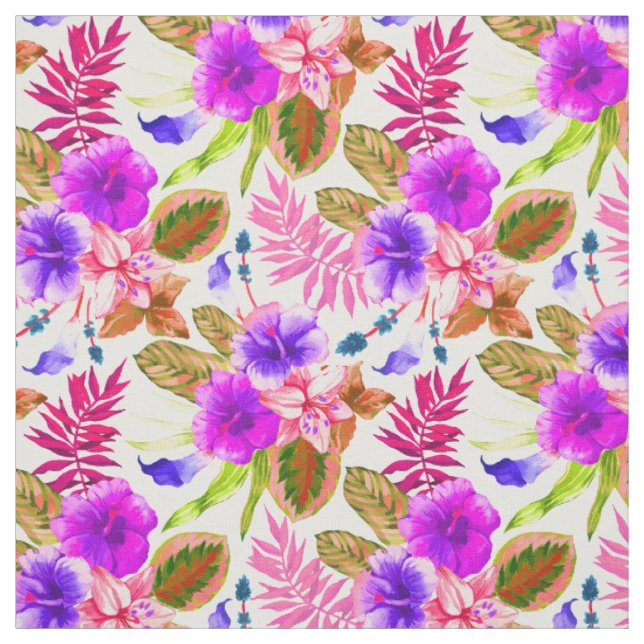 Tecido Lindos padrões florais vintage (Modelo)