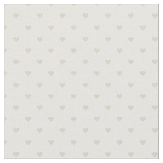 Tecido Linen Beige Bolinhas Hearts