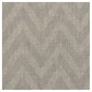 Tecido Linen Beige Modern Chevron Grande Escala