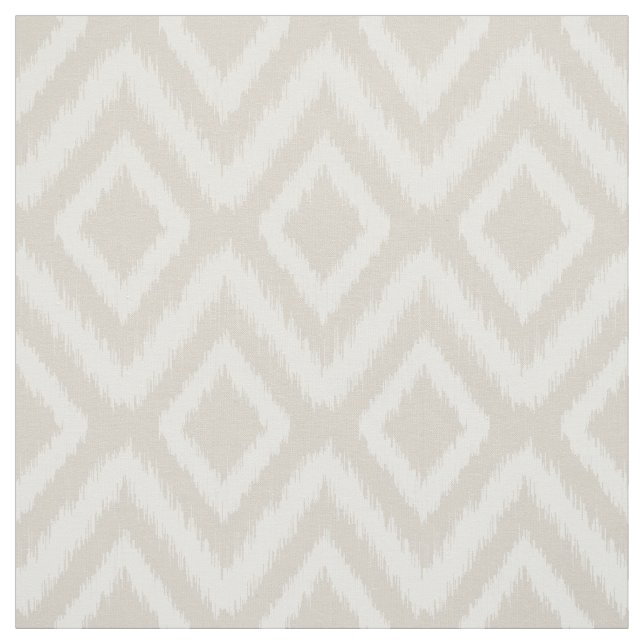 Tecido Linen Beige Tribal Ikat Chevron (Modelo)