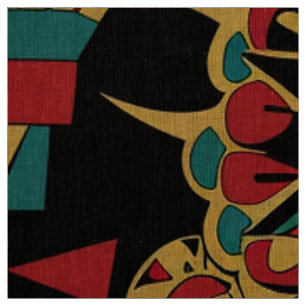 Tecido Linen Fab "Padrões Inspirados no Patrimônio" Púrpu