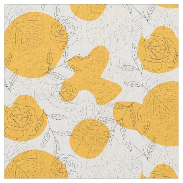 Tecido Linha Floral do Jardim (Detalhe)