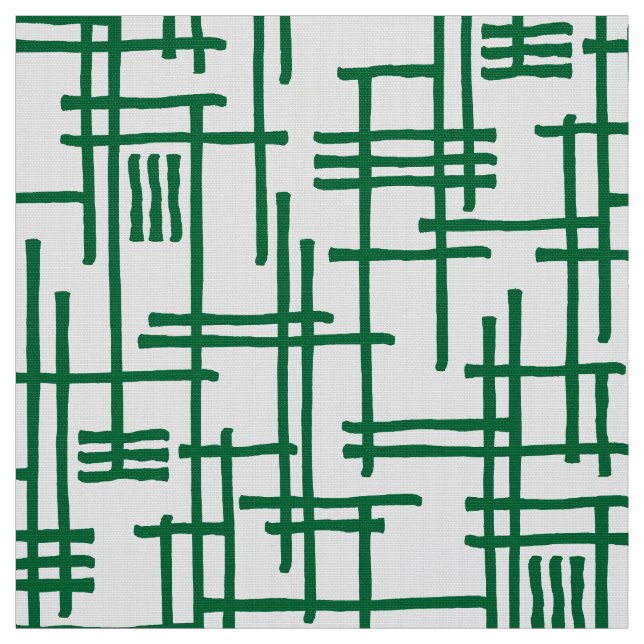 Tecido Linhas Abstratas 120923 - Verde Floresta sobre Bra (Modelo)