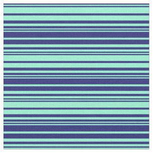 Tecido Linhas Azuis e Aquamarinas da Meia-Noite