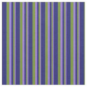 Tecido Linhas Azuis Roxo, Verde e Meia-Noite