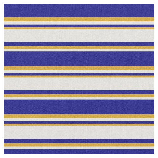 Tecido Linhas Azul, Amarelo Claro e Gourenço (Detalhe)